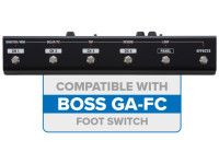 compativel com pedaleiras de controlo BOSS GA-FC e GA-FC EX